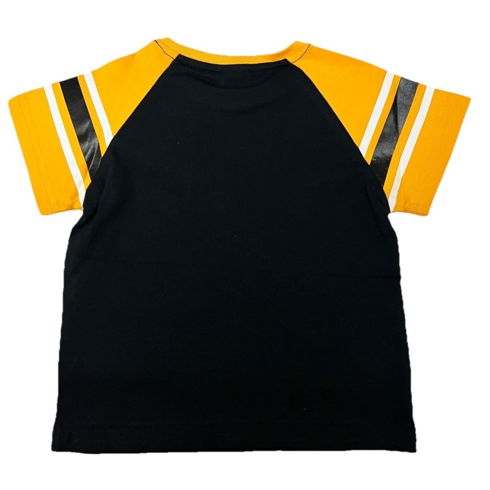Pittsburgh Est. 1933 Football Shirt 2T Tee Top Black Yellow Cotton Baby Clothing - Picture 3 of 5
